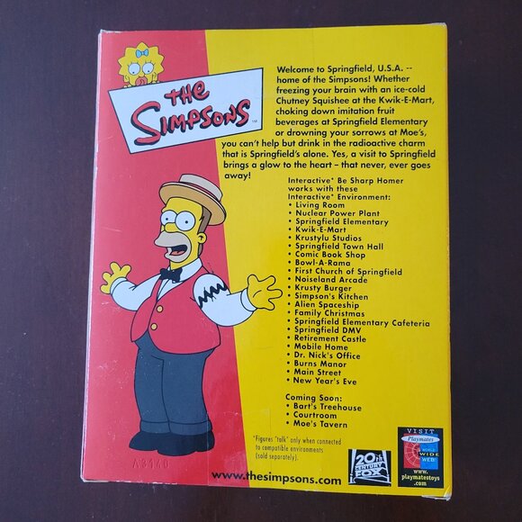 NEW Homer Simpson Playmates Be Sharp Homer Figure The Simpsons NWT - Picture 4 of 6